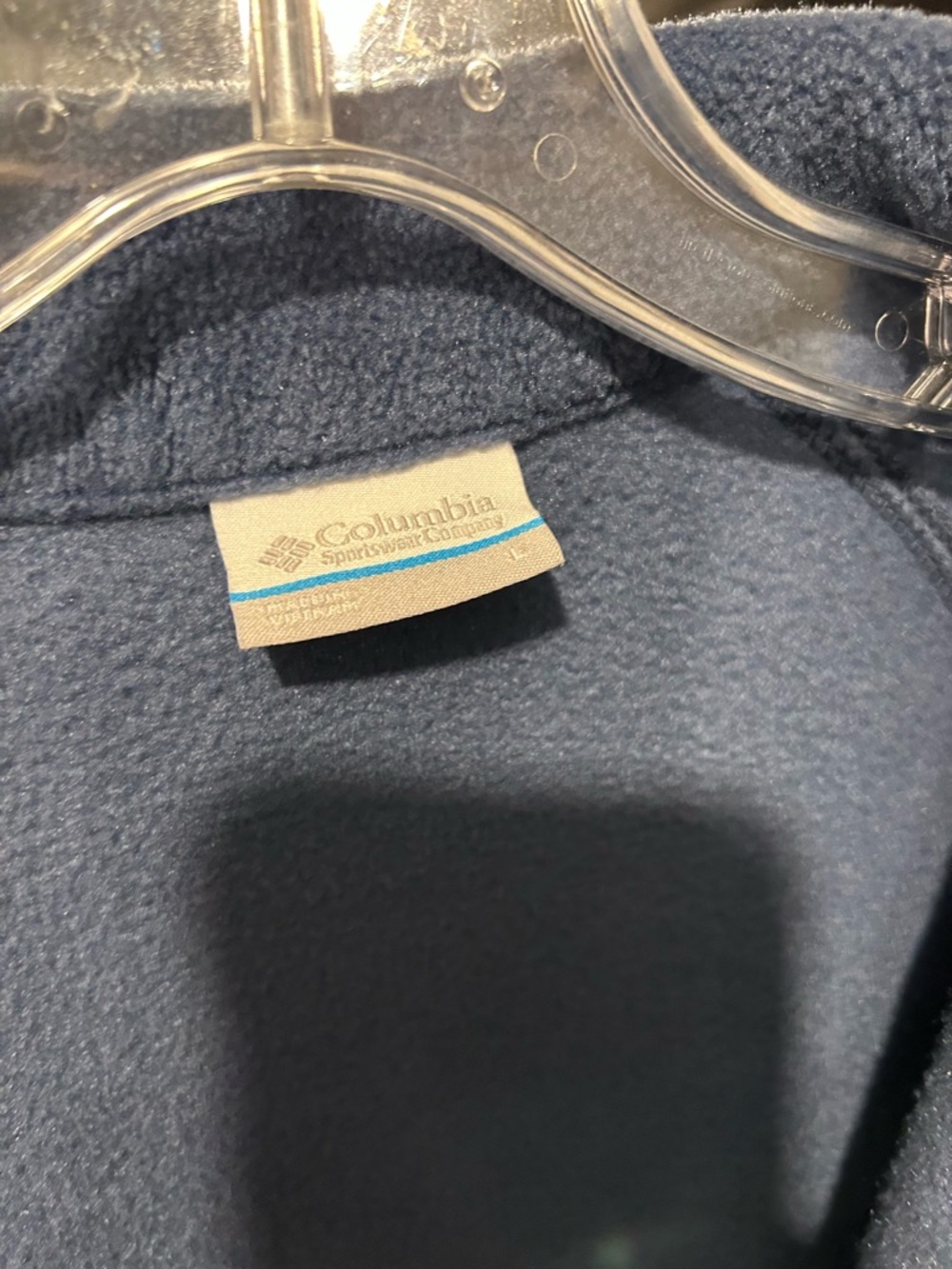 Columbia Blue Full-Zip Hooded Fleece Jacket - Picture 3 of 5